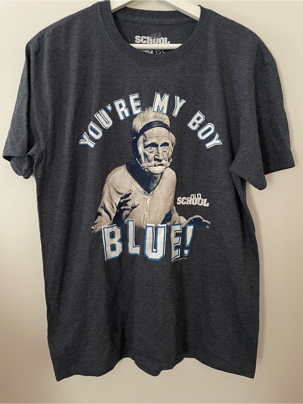 Ripple Junction Men's 'You're My Boy Blue!' Graphic Tee - Charcoal, Light Blue